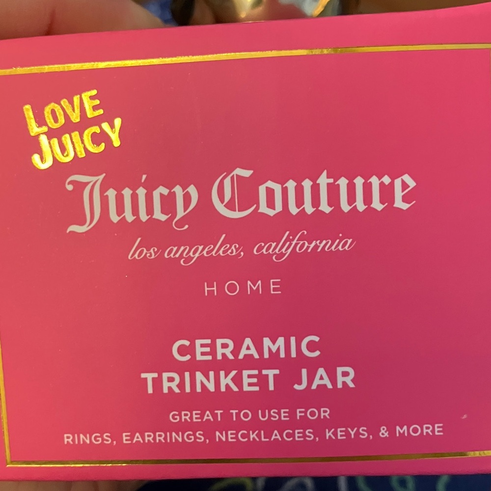✨Juicy Couture trinket jar ceramic NWT - Picture 9 of 10